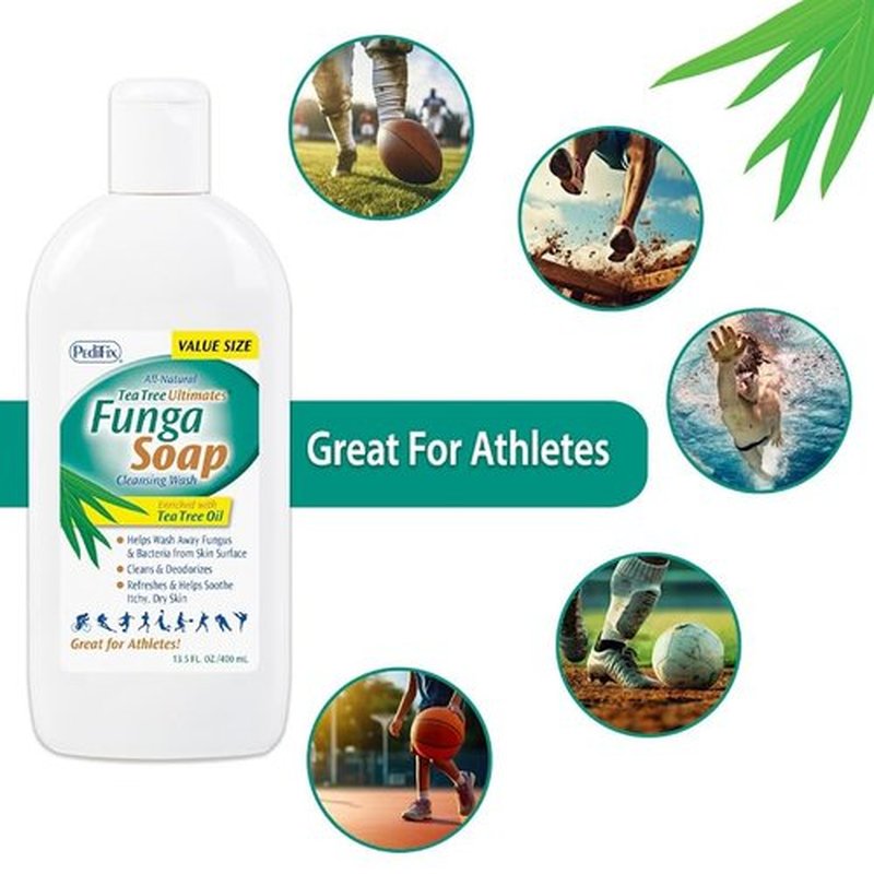 Pedifix FungaSoapLiquid with Tea Tree Oil, 6 oz.