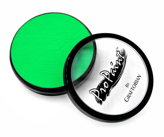 Graftobian Makeup ProPaint Face & Body Paint - Neon Radioactive Green 30ml - Halloween Makeup - Costume Makeup for Adults - Body Paints for Adults - Face Paint Makeup - Skin Paint - Makeup Paint