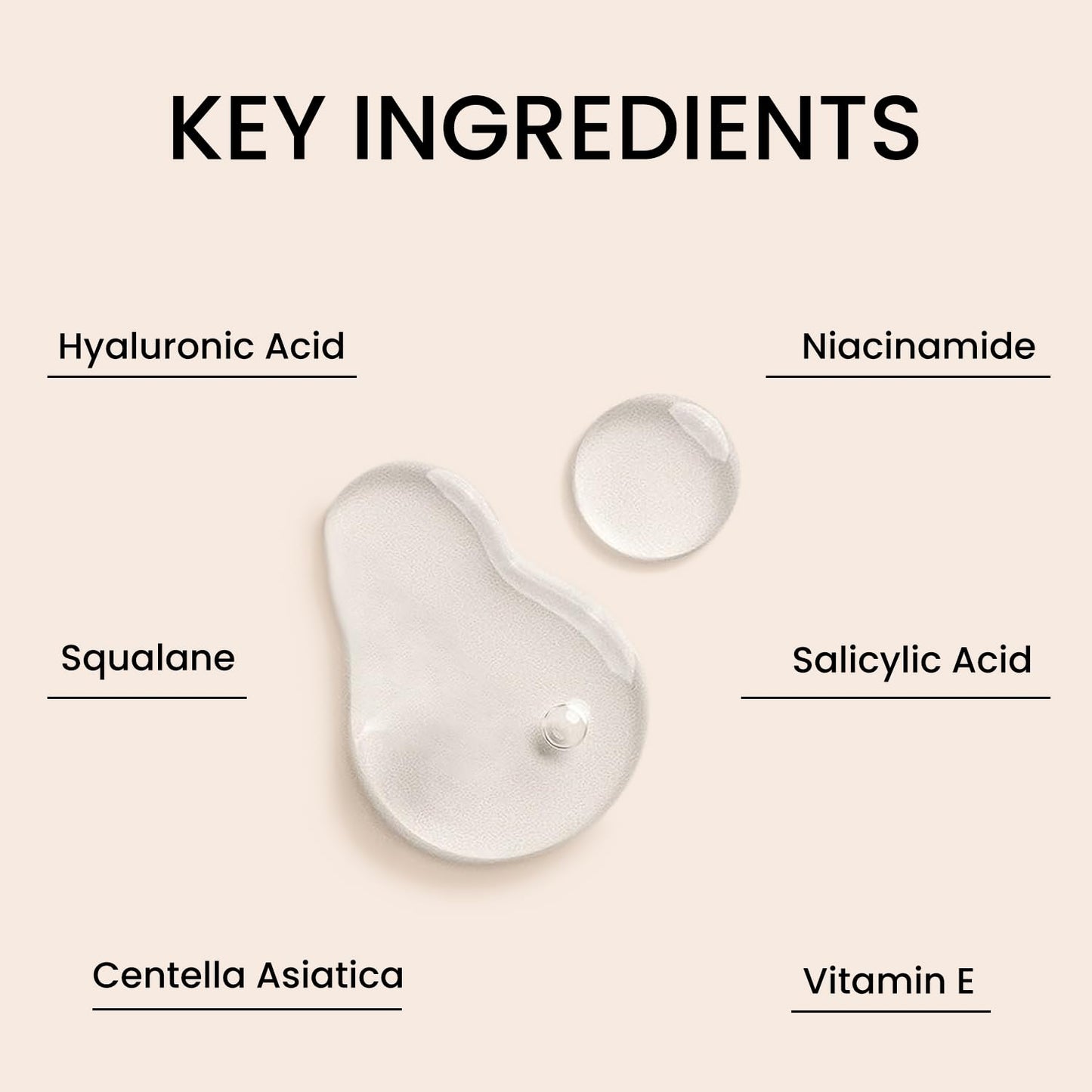 Pure Niacinamide Serum for Face with Salicylic Acid & Squalane - Anti Aging (Vitamin B3) Niacinamide Serum for Hyperpigmentation, Dark Spots, Clogged Pores & Dull and Dehydrated Skin - 1 Fl Oz