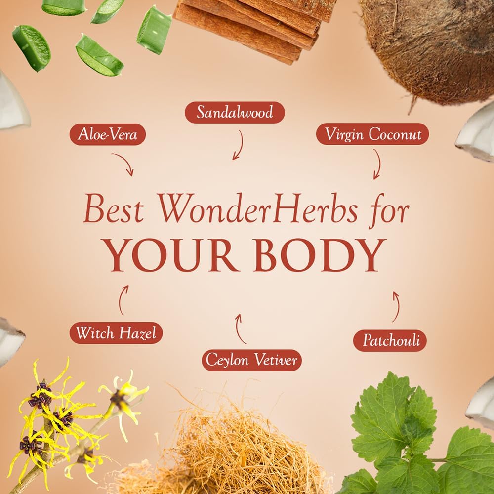 Spa Ceylon SENSUAL SANDALWOOD Body Scrub | Exfoliates with Vetiver, Virgin Coconut, and Sandalwood | Ideal Spa Gift for Pampering | 225g