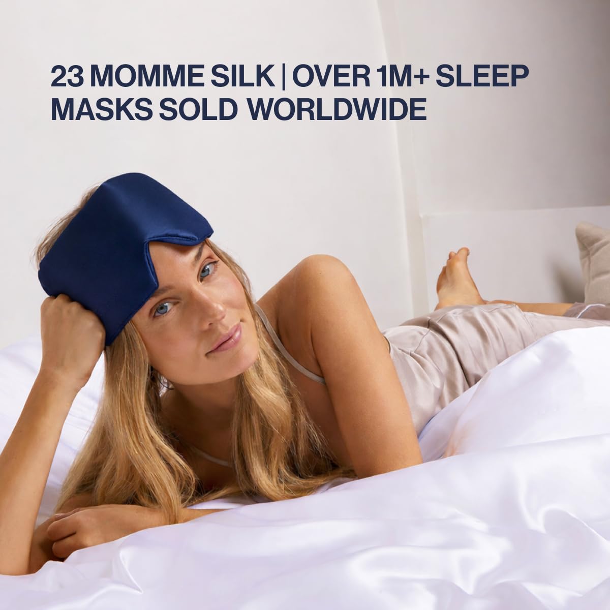 Dore & Rose Deep Sleep Mask, 100% Pure Silk Eye Mask for Sleeping