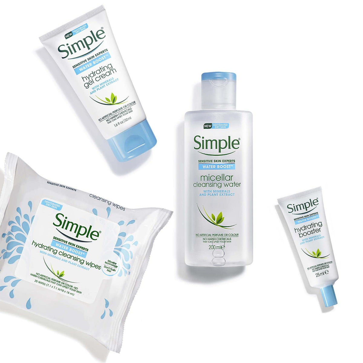 Simple Water Boost Hydrating Gel Cream, Face Moisturizer, 1.7 oz
