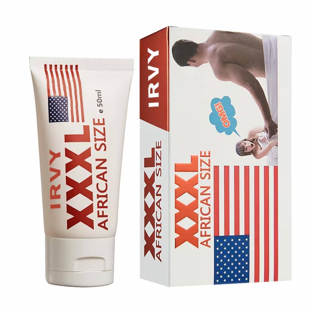 XXXL Extra Strong Enlargement Gel for Man – Power Massage Cream for Huge Thickness, Strength and Prolonged Performance (XXXL African Size)