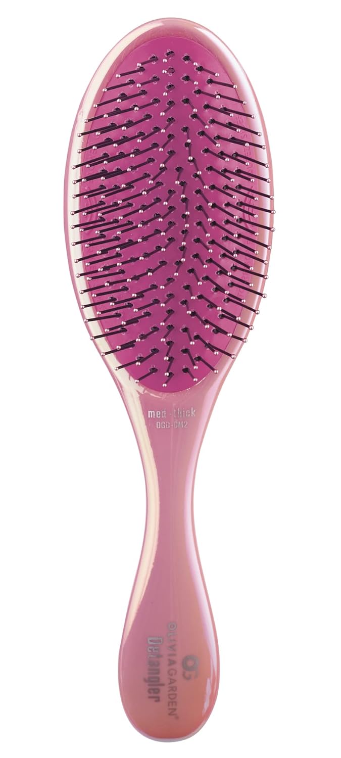 Olivia Garden OG Detangler Brush - Scalp-Massaging, Easy-Clean Design for All Hair Types