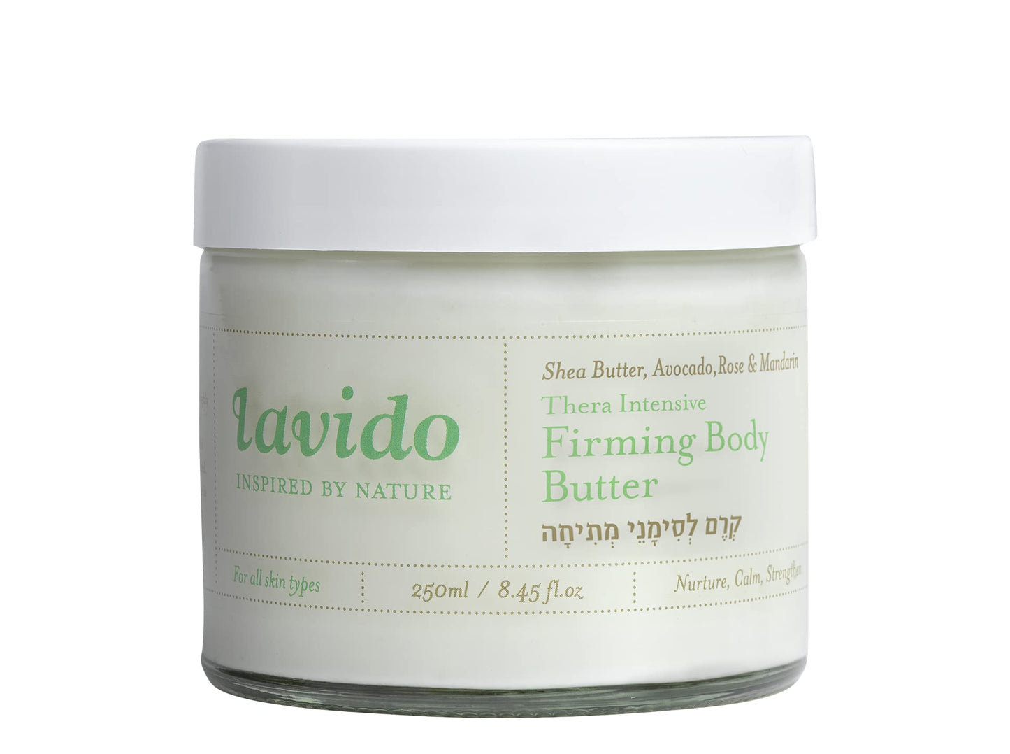 Lavido - Natural Thera Intensive Firming Body Butter | Nurture, Calm, + Strengthen Sensitive Skin (8.45 oz | 250 ml)