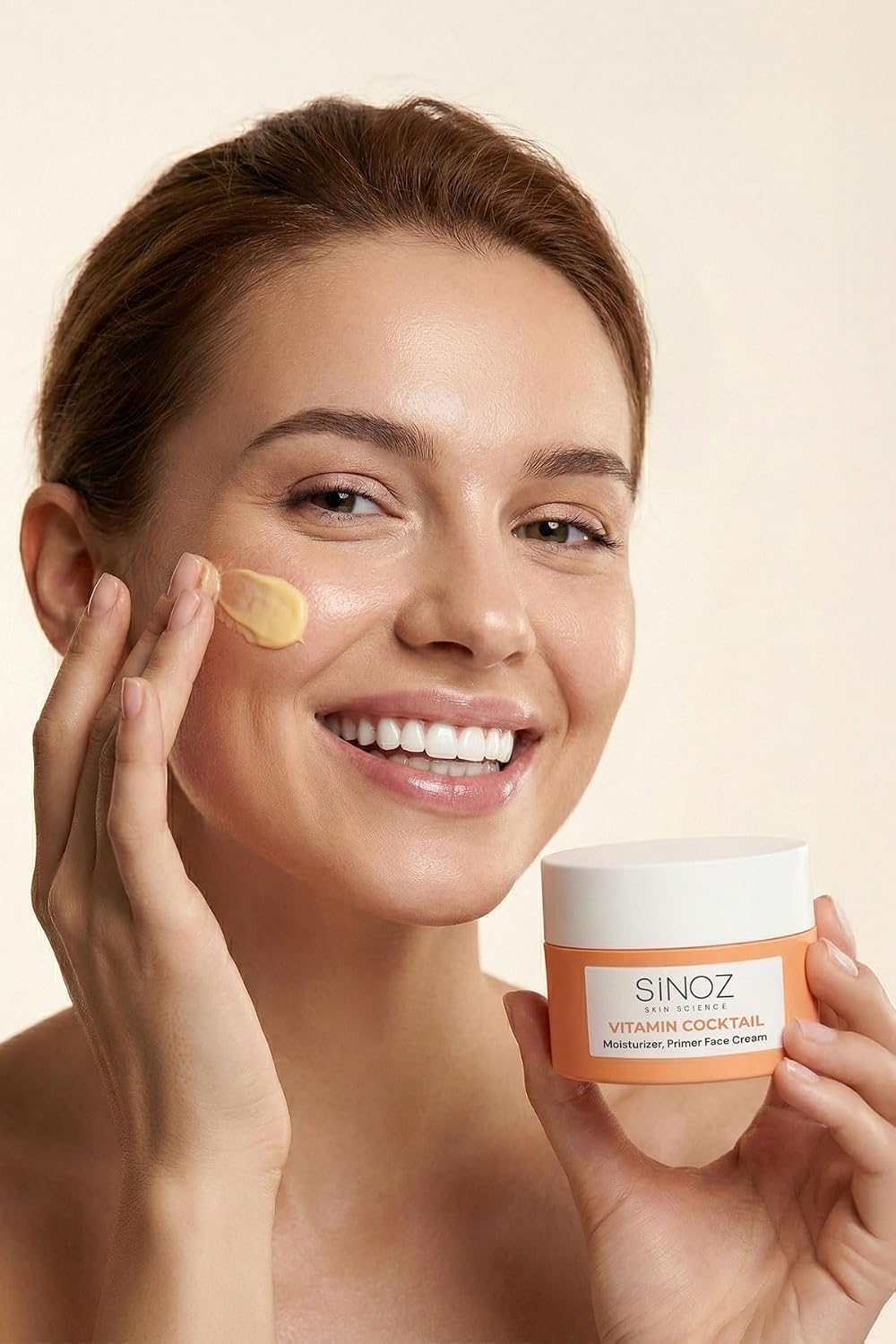 sinoz Vitamin Cocktail-Moisturizing Nutritious Repair Face Cream Vitamin and Makeup Base 50Ml