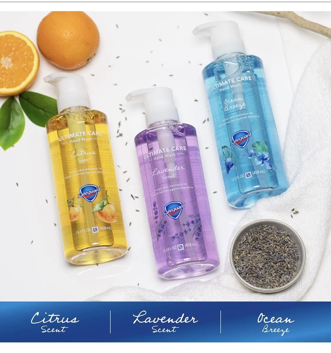 Liquid Hand Soap 3-in-1 Ultimate Care Pack, Micellar Deep Cleansing (15.5 fl. oz. 3 pk.)