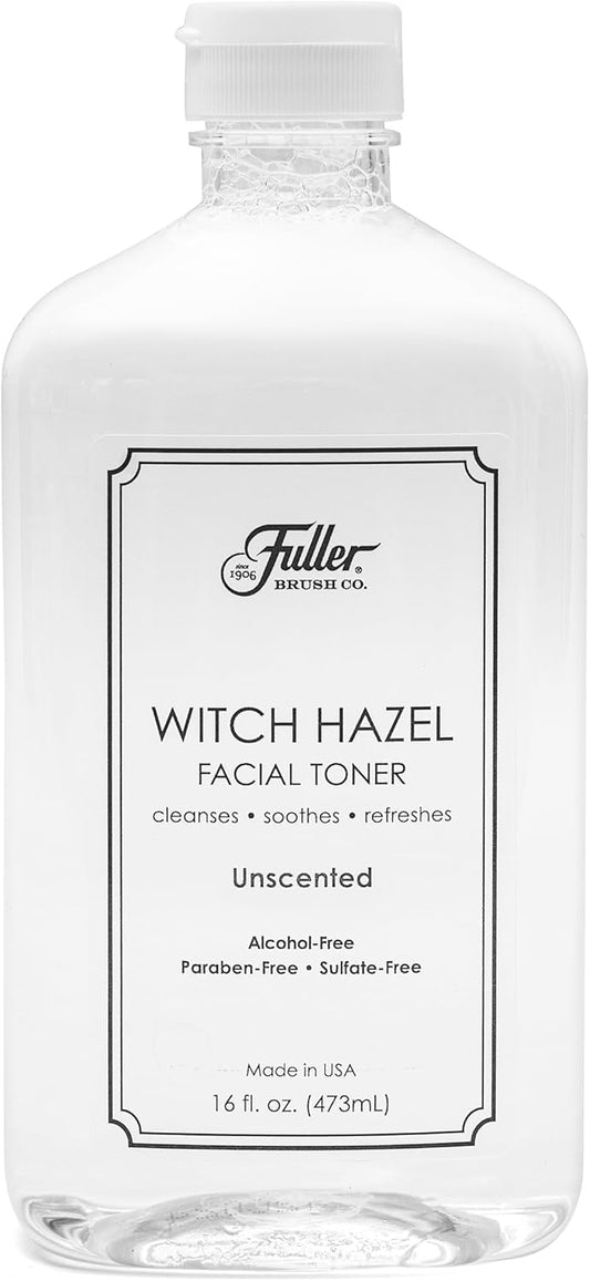 Witch Hazel Facial Toner - Organic Aloe Vera & Alcohol-Free - 16 fl. oz | Paraben & Sulfate-Free, Unscented