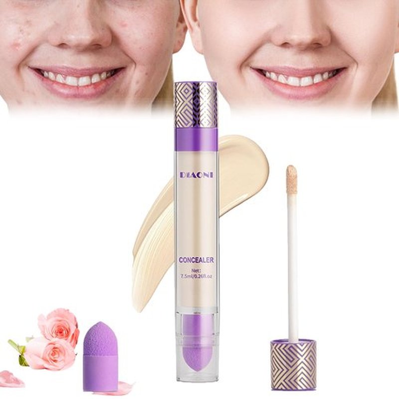 Diaoni Concealer, Diaoni Coverage Concealer, Diaoni Liquid Concealer, Full Coverage Concealer, Foundation Concealer Cream Hydrating Waterproof and Light Long Lasting (03)