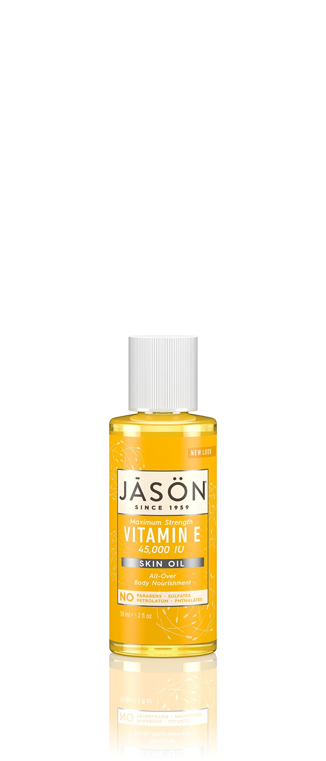 JASON Vitamin E 45,000 IU Skin Oil, Maximum Strength, 2 Ounce Bottle