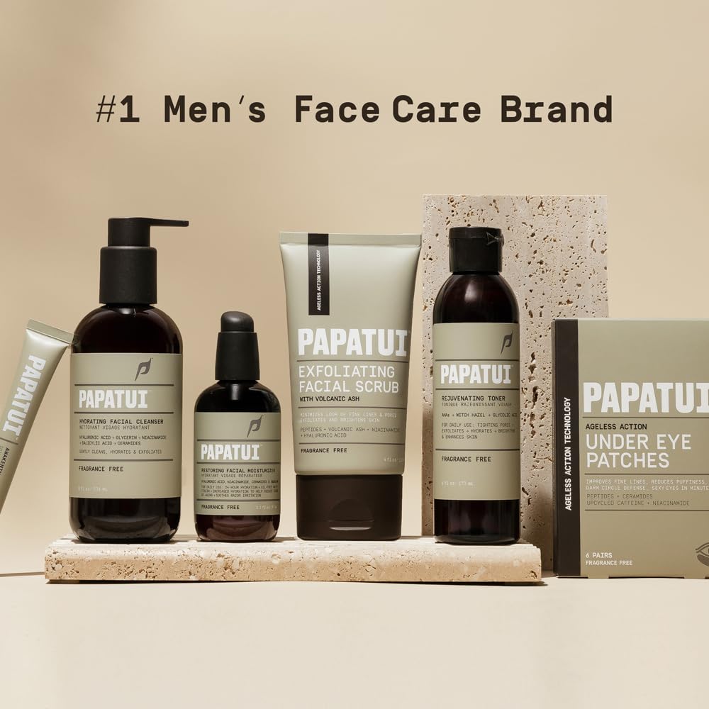 PAPATUI by Dwayne Johnson Hydrating Face Cleanser Unscented for Men 8 fl oz