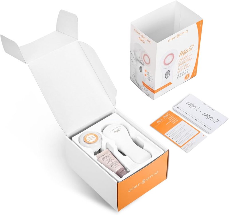 Clarisonic Mia 2 Sonic Facial Cleansing Device - 2 Speeds, White Finish for Radiant Skin