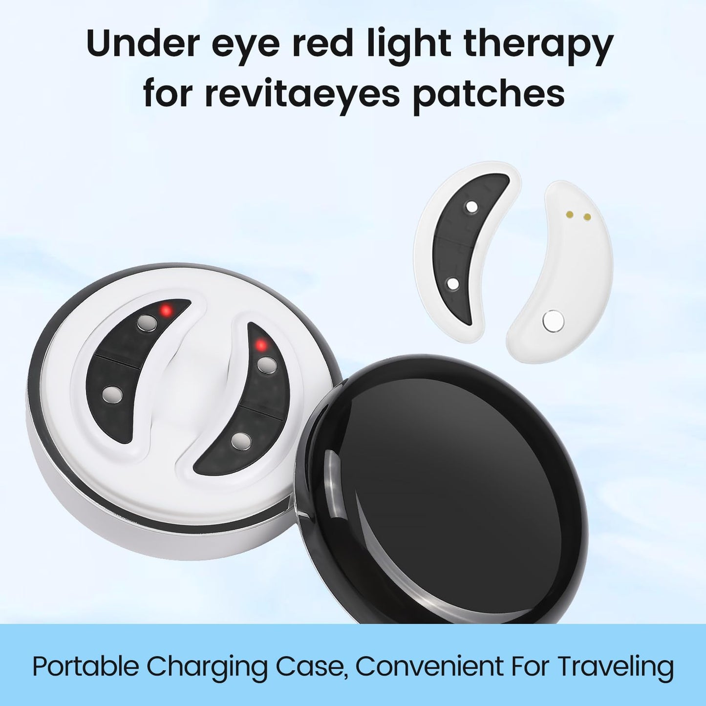 NANSIKE Under-Eye Red Light Therapy Eye Pods