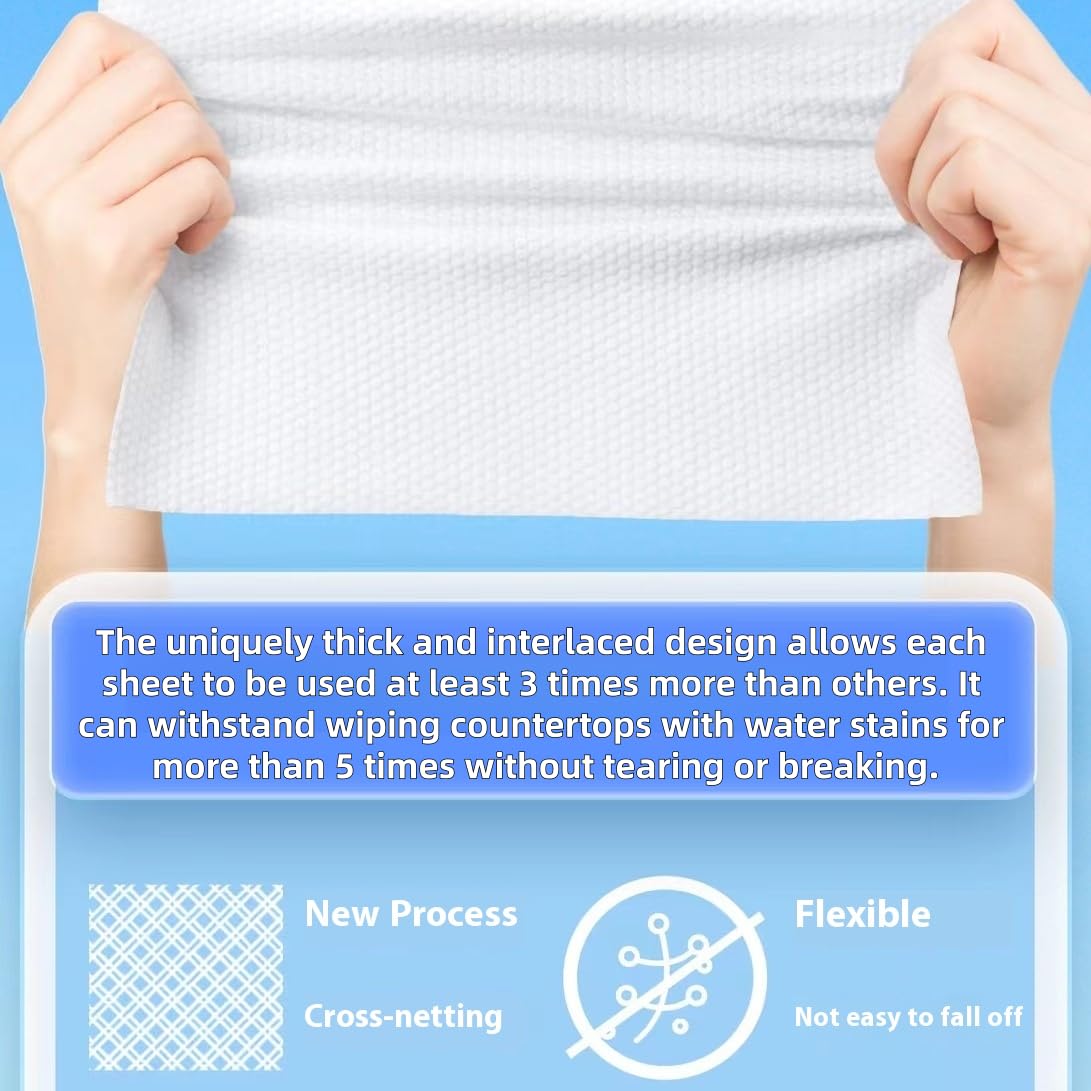 MIXUISEE-thick and soft Face Towels.Disposable face towel.100% Cotton facial cloths.Super thick 150%. Suitable for makeup removal and cleansing.and applicable to sensitive skin(Extra thick 150 pieces)