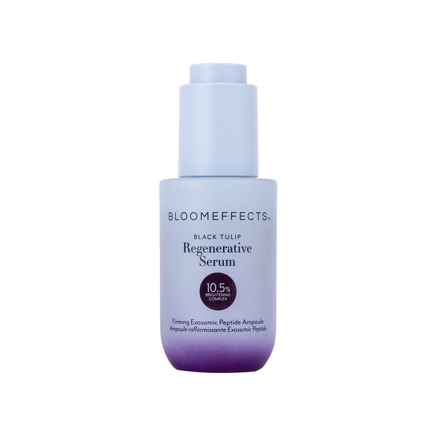 Bloomeffects - Black Tulip Regenerative Serum | Firming Exosomic Peptide Ampoule | Firm, Smooth + Repair | Clean, Conscious Beauty | Leaping Bunny Certified (30 ml | 1 fl oz)