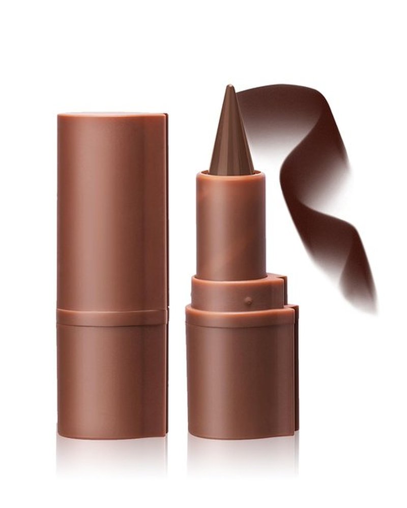 2 in 1 Lip Liner Lipstick,Coffee Nude Brown Lip Liner Lip Gloss,Velvet Matte Sharpened Head Lip Tint Stain,Long Lasting Waterproof,Highly Pigmented Non-sticky Tinted Lip Balm,Lip Makeup for Women-06