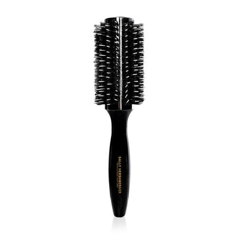 SALLY HERSHBERGER Large Round Brush - Premium, Salon-Tested, Volumizing and Smoothing Barrel Hair Brush - For Styling, and Blow Drying Thick Through Fine Hair - Boar Bristle Design - 1 pc
