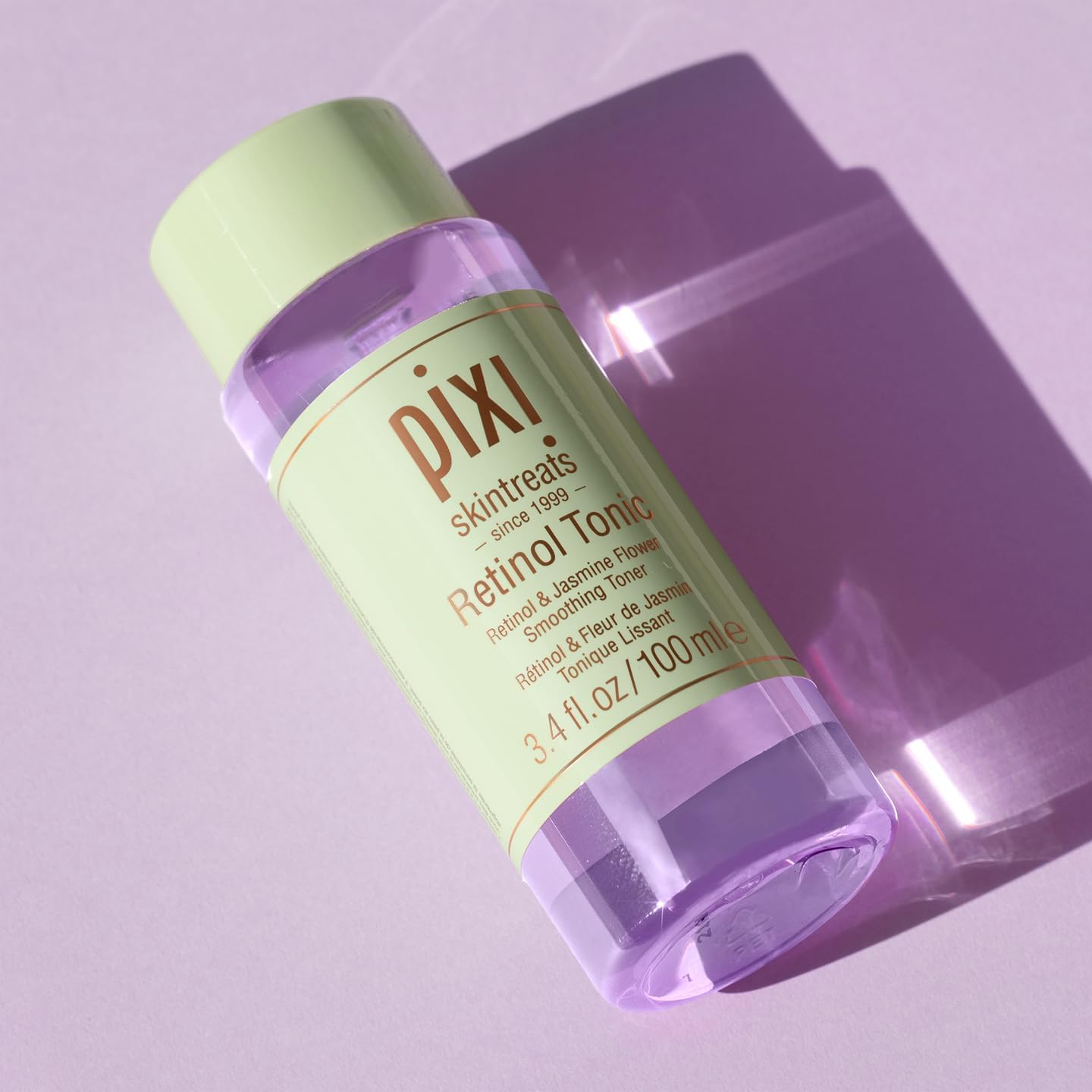 Pixi Retinol Tonic, Smoothing & Firming Facial Toner, Enhanced with Peptides to Boost Collagen Production, Alcohol-Free Daily Rejuvenating Toner, 250 ml / 8.5 fl oz
