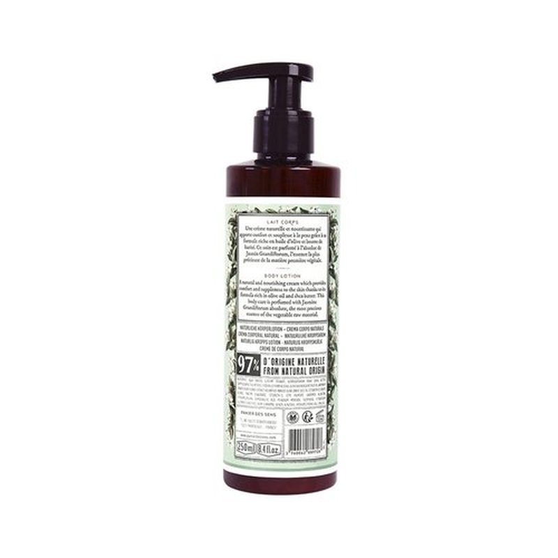 Panier des Sens - Jasmine Body Lotion for Dry Skin - Hydrating Body Cream for Women - Nourishing Fluid Body Moisturizer with Shea Butter & Olive Oil - 97% Natural Ingredients Body Care - 8.45 Floz