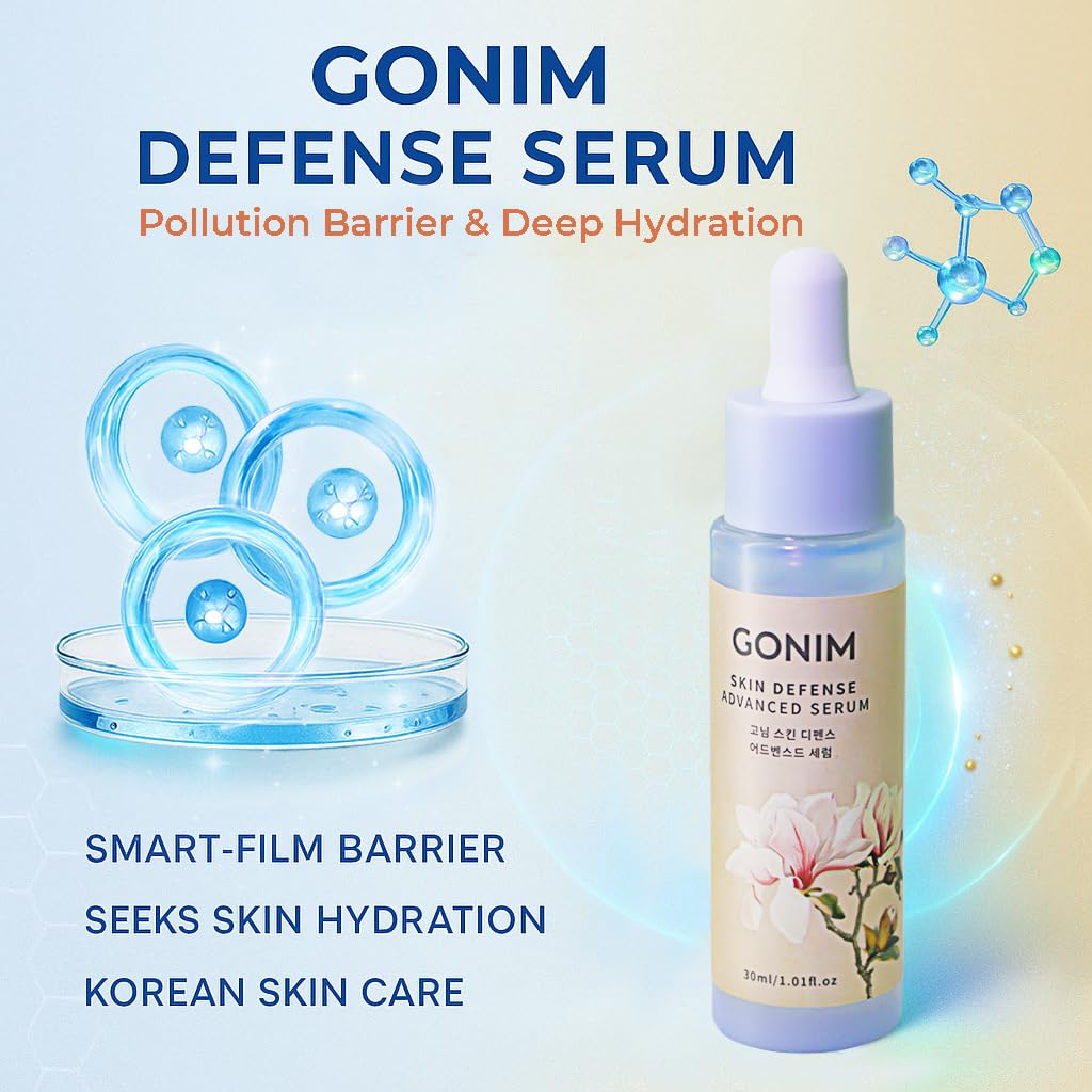 GONIM Face Serum Moisturizer Korean Skin Care, Skin Barrier Repair, Ultra Hydrating Serum, Barrier Repair Face Moisturizer for Women, Korean Skincare Gifts for Women for All Skin1.01 fl.oz x 2