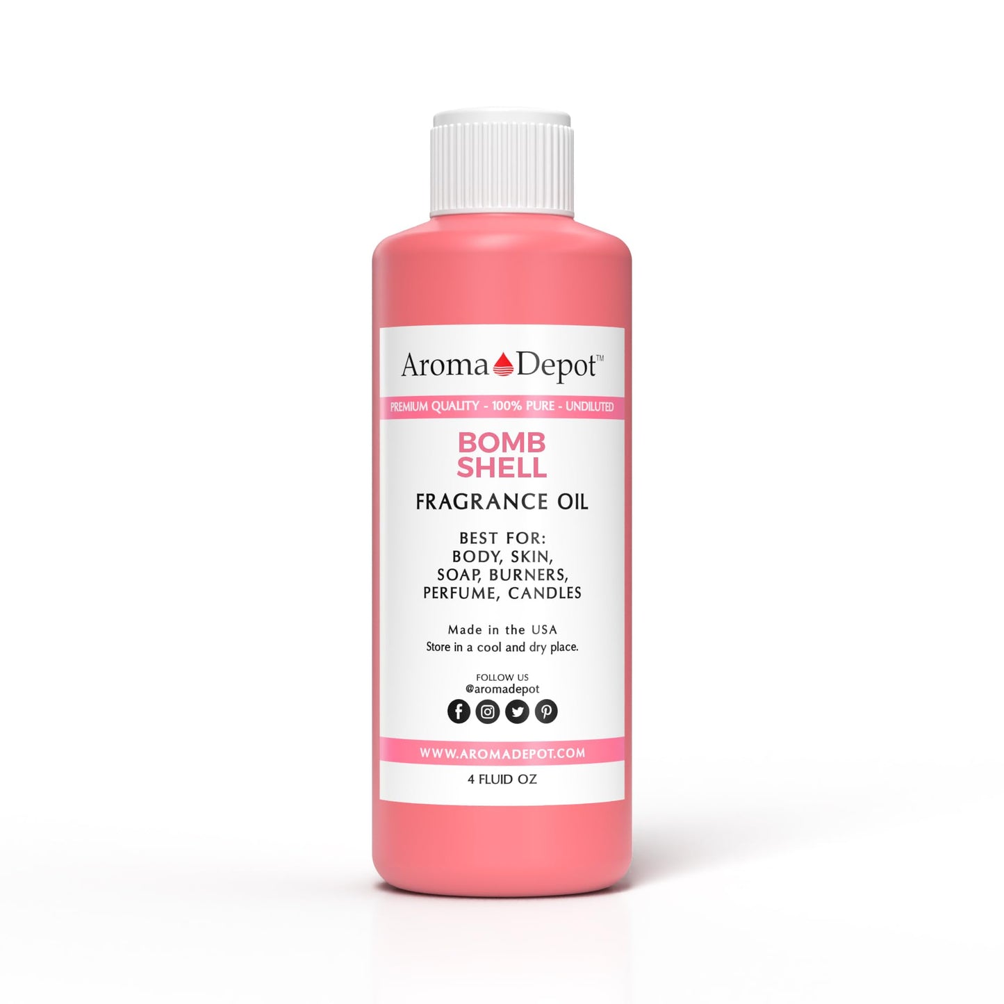 Bombshell Type 4 oz. Fragrance Oil I Perfume I Skin Oil I Scented Oil. DIY Projects Such as Candles, Bath Bombs, Body Butters, Creams & Lotions. Few Drops in The Diffuser, Burners, or Warmers.