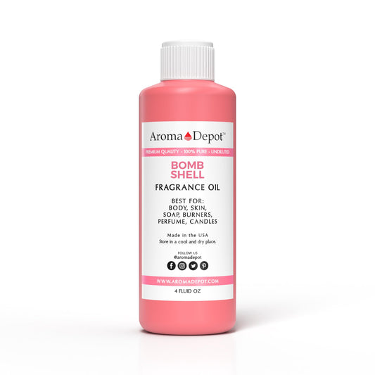 Bombshell Type 4 oz. Fragrance Oil I Perfume I Skin Oil I Scented Oil. DIY Projects Such as Candles, Bath Bombs, Body Butters, Creams & Lotions. Few Drops in The Diffuser, Burners, or Warmers.