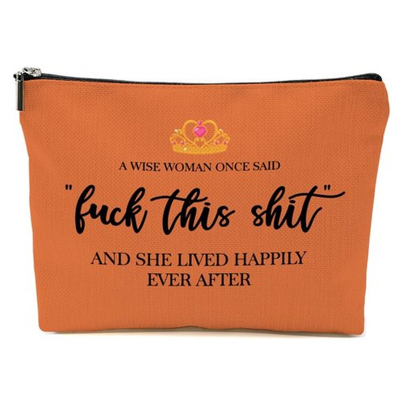 Funny Gifts for Women, Boss, Strong Women Retirement Gifts Cool Gifts for Coworkers, Hostess Gift Ideas Gag Gifts Birthday Girls Weekend Fun Gifts Makeup Travel Bag Inspirational Cosmetic Bag