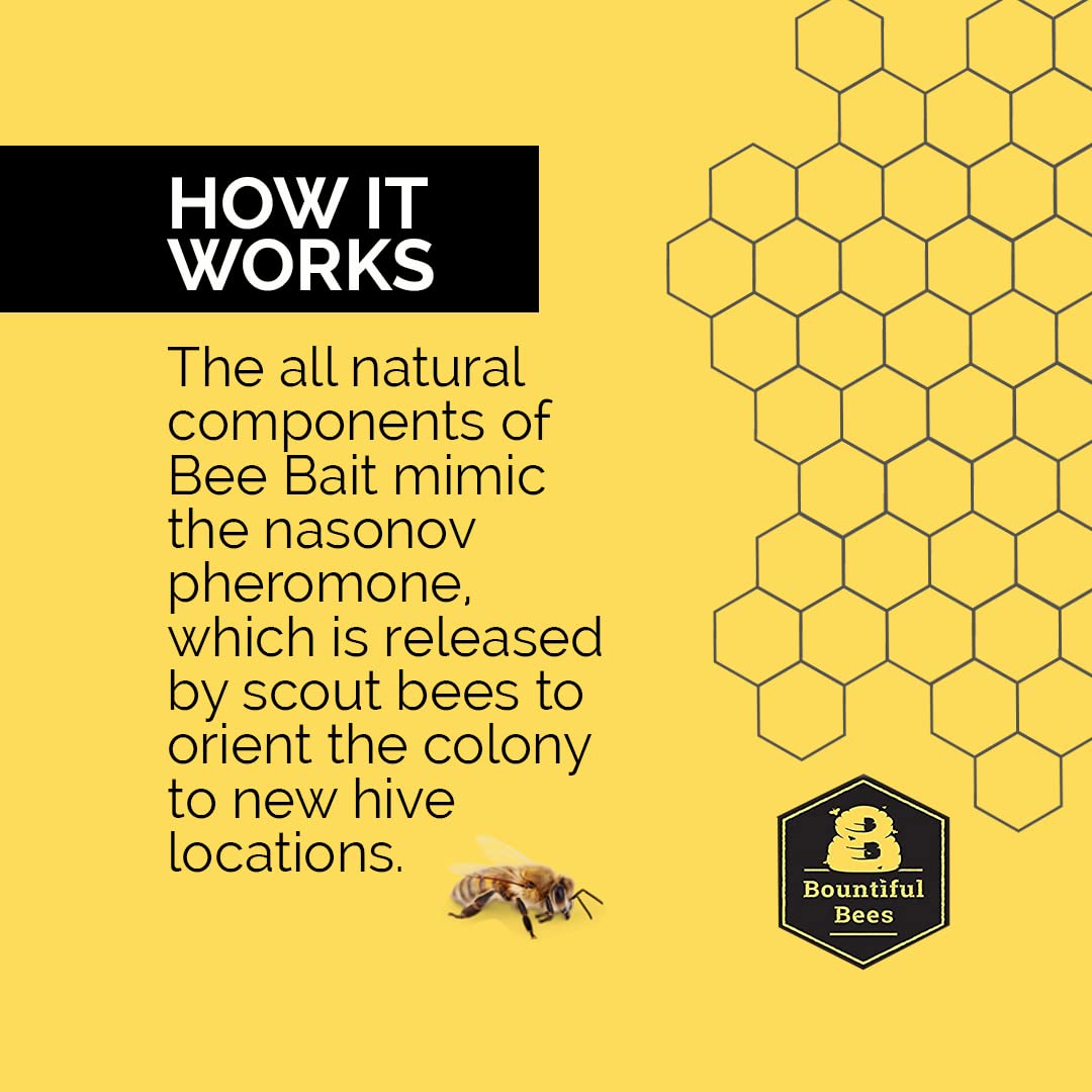 Bountiful Bees Bee Bait Swarm Lure/Attract More Honey Bees to Your Bait hive