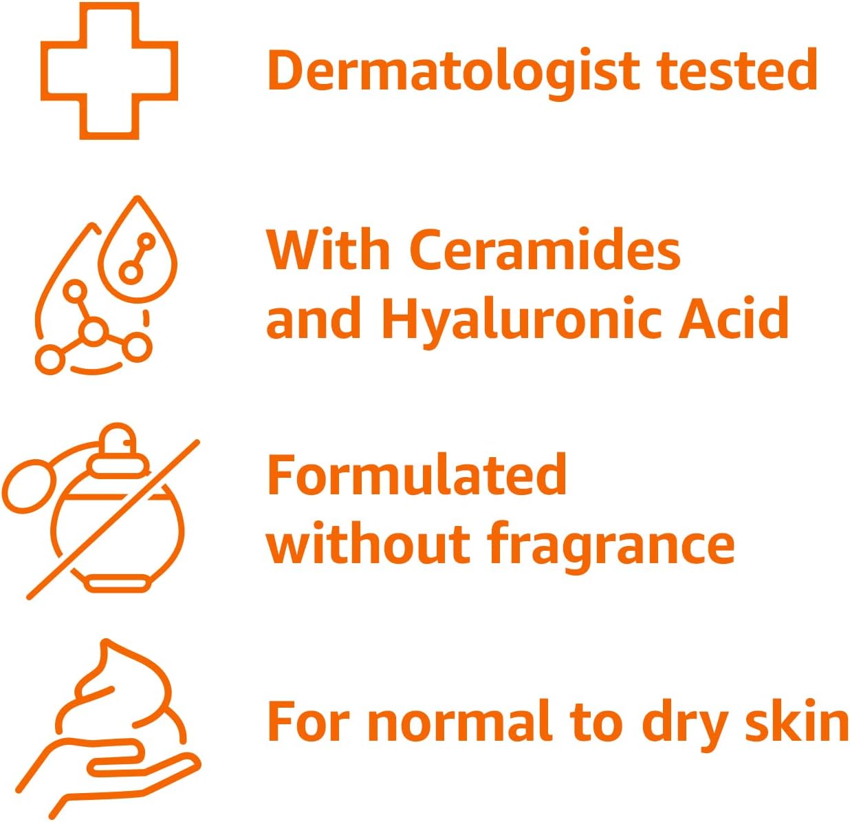 Moisturizing Cream for Face & Body - Fragrance-Free Hydration with Ceramides | 16 Ounces, 2-Pack