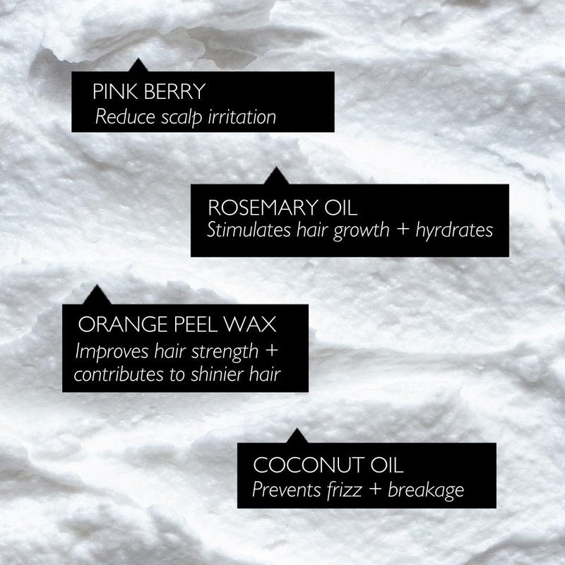 UpCircle Haircare Duo | Rosemary & Coconut Oil Shampoo + Conditioner Crème - Frizz Control & Scalp Protection