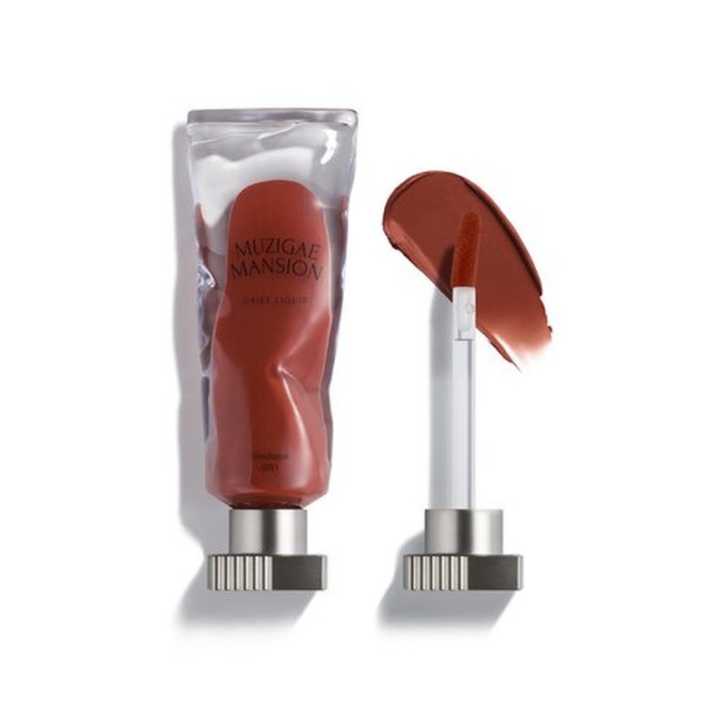MUZIGAE MANSION Objet Lip Stain (Unique Paint Tube Design) – Velvet Matte Tint, Long-Lasting Waterproof Lipstick, Hydrating Korean Makeup, Red & Rose Gloss, K-Beauty Tinted Lipstain (10 UNDONE)