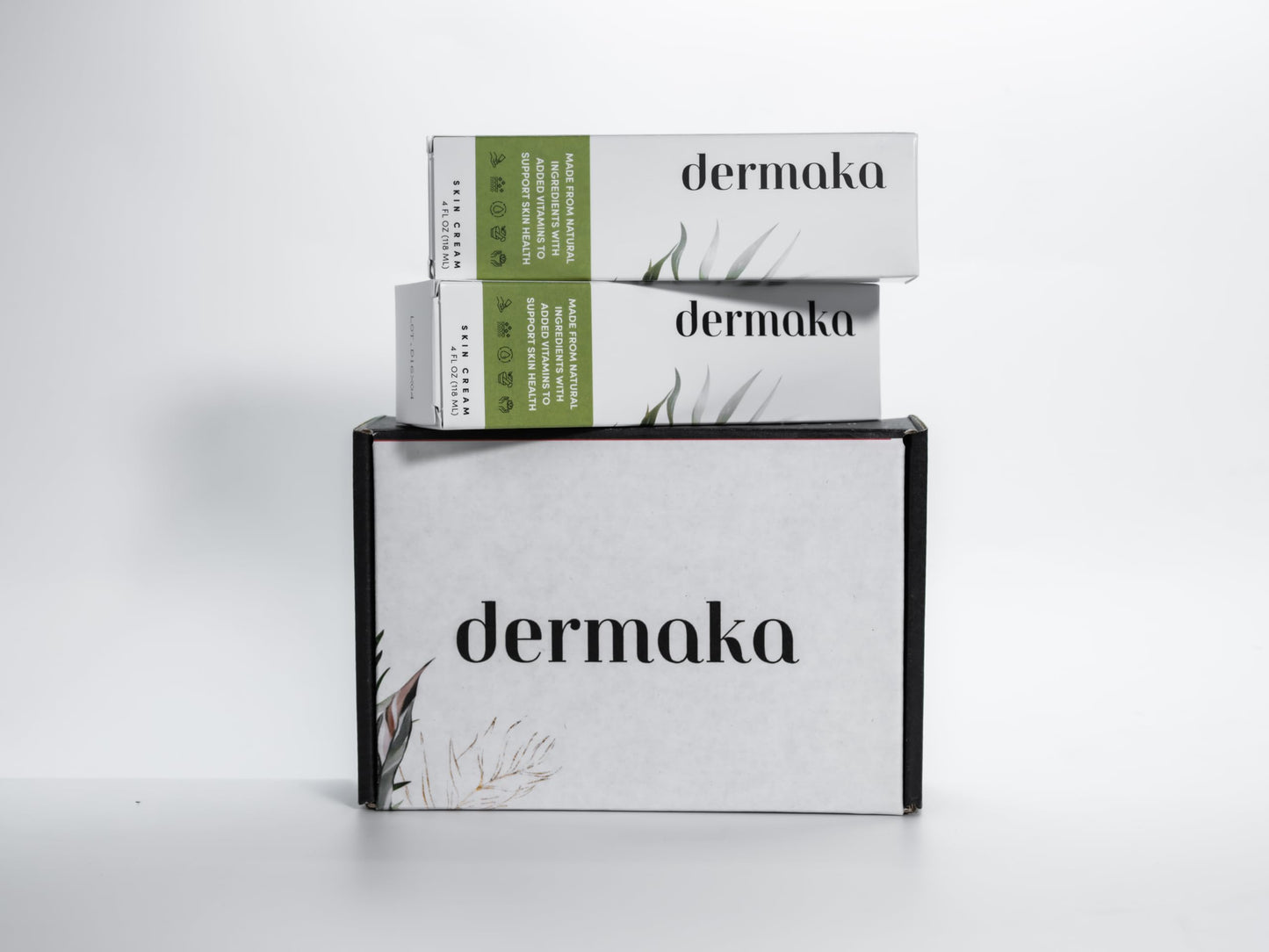 Dermaka Natural ingredients Arnica Skin Cream 4 oz 2 pack – Enriched with Chamomile, Green Tea & Vitamins A & E, Non-Greasy Texture