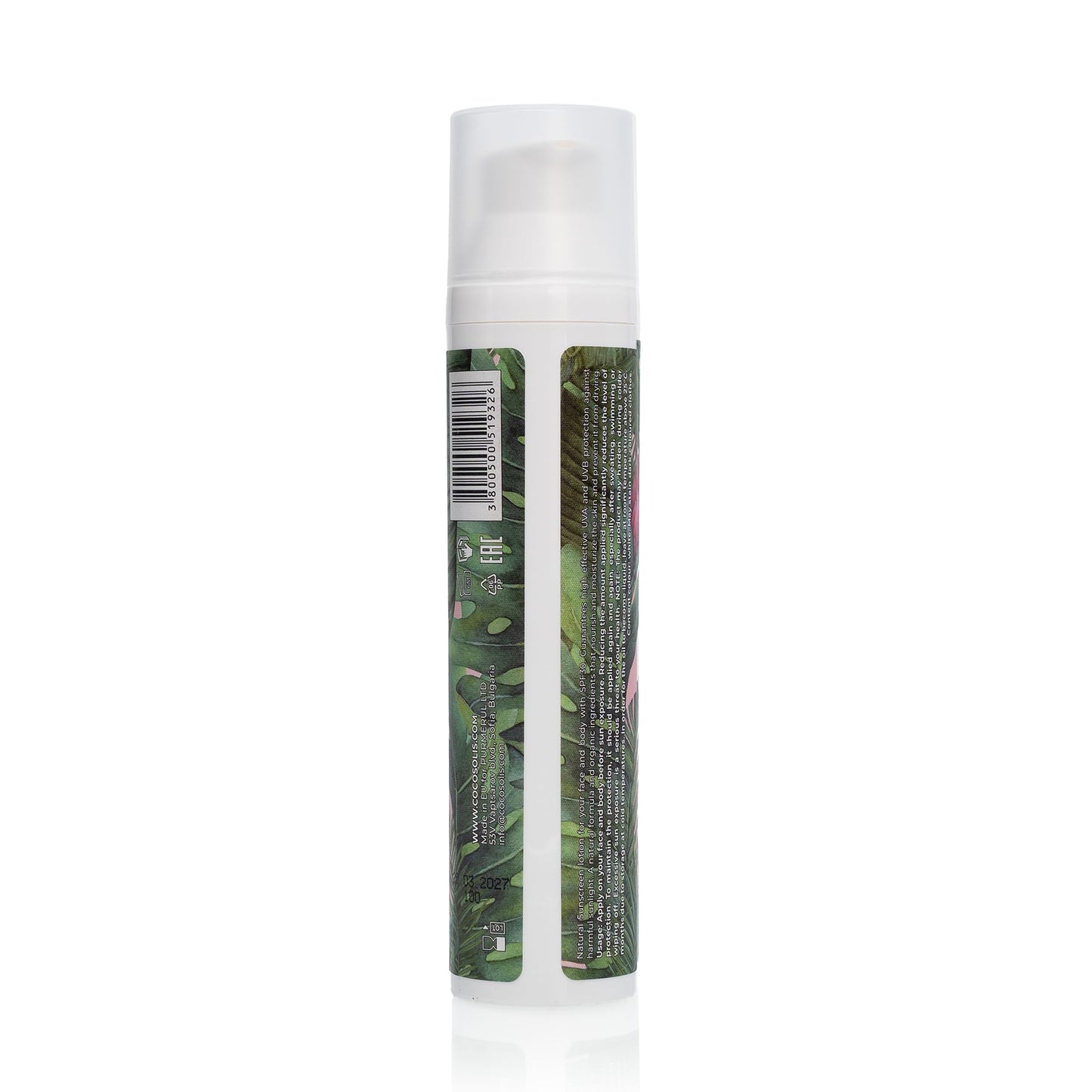 COCOSOLIS Natural Sunscreen Lotion SPF 30 | Effective UVA and UVB protection | Nourished & Hydrated Skin | For Face & Body | Mineral Sun Block Cream | 100% Natural Ingredients