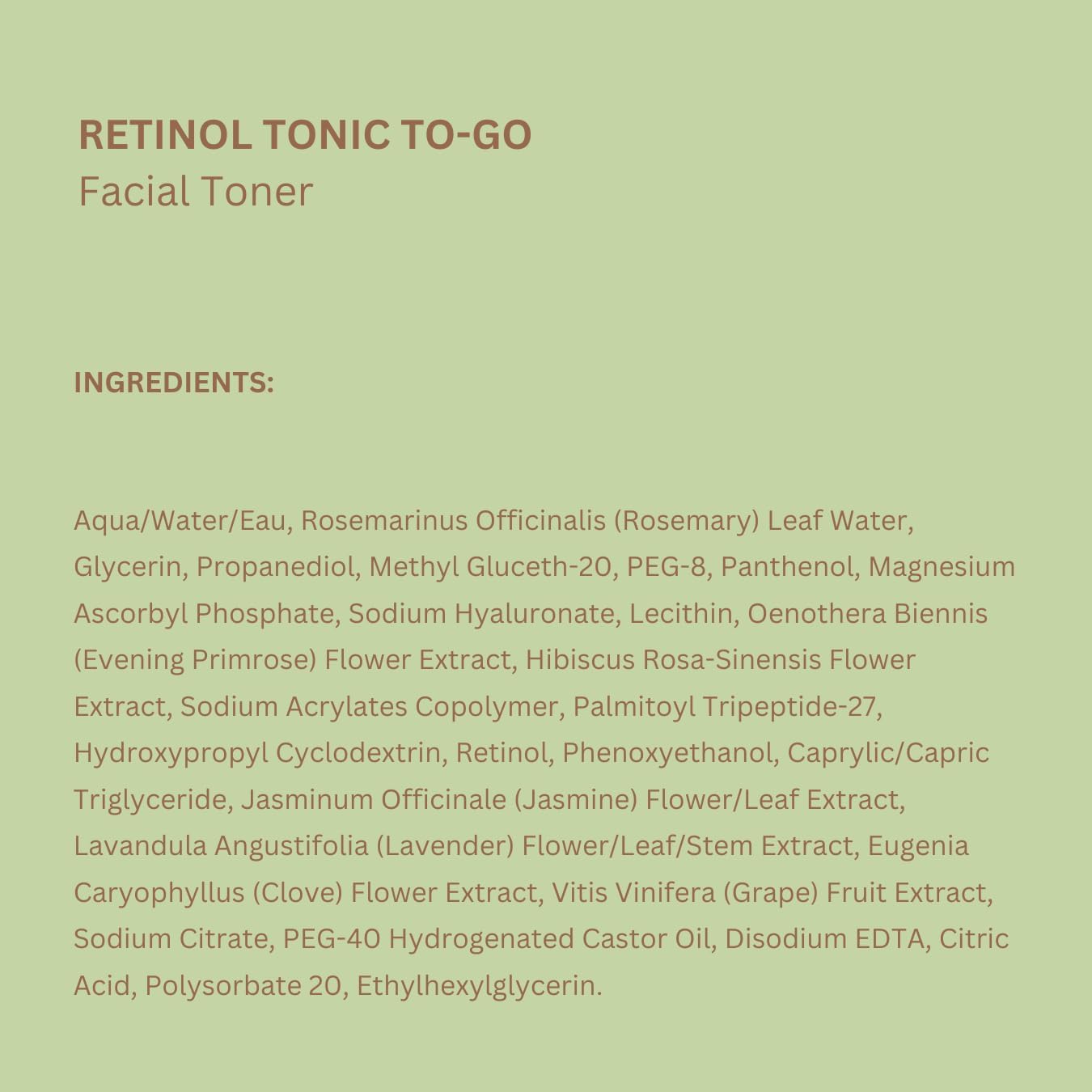 Pixi Retinol Tonic, Smoothing & Firming Facial Toner, Enhanced with Peptides to Boost Collagen Production, Alcohol-Free Daily Rejuvenating Toner, 250 ml / 8.5 fl oz
