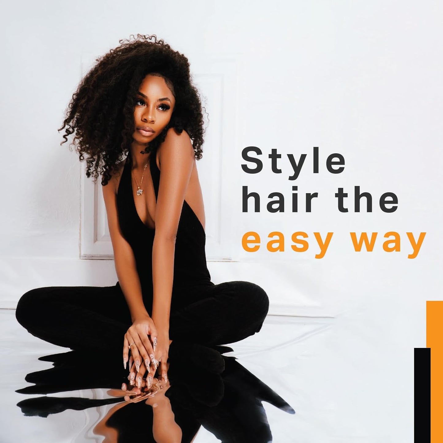 AmPro Pro Styl Styling Gel 80 OZ - Alcohol-Free, Vegan Formula for Flexible Hold - Non-Flaking, Strengthens All Hair Textures