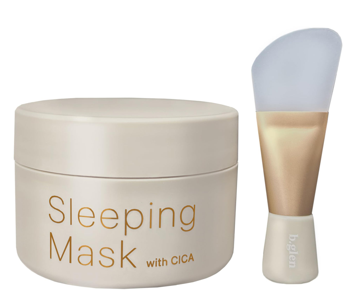 b.glen Sleeping Mask with CICA (Overnight Gel Mask) | CICA + Stable Vitamin C + Resurrection Plant | Wake Up to Firmer Skin | Made in Japan