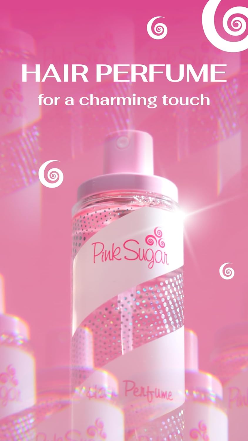 Pink Sugar Eau de Toilette for Women – Sweet Floral Fruity Perfume with Raspberry & Vanilla