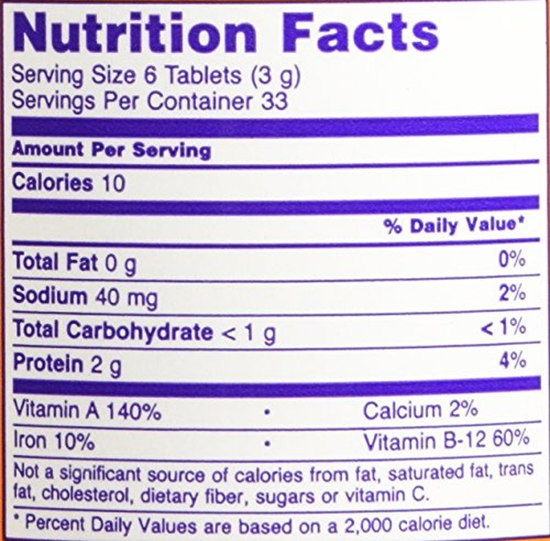 NOW Foods Supplements, Organic Spirulina 500 mg with Vitamins, Minerals and GLA (Gamma-Linolenic Acid), 200 Tablets