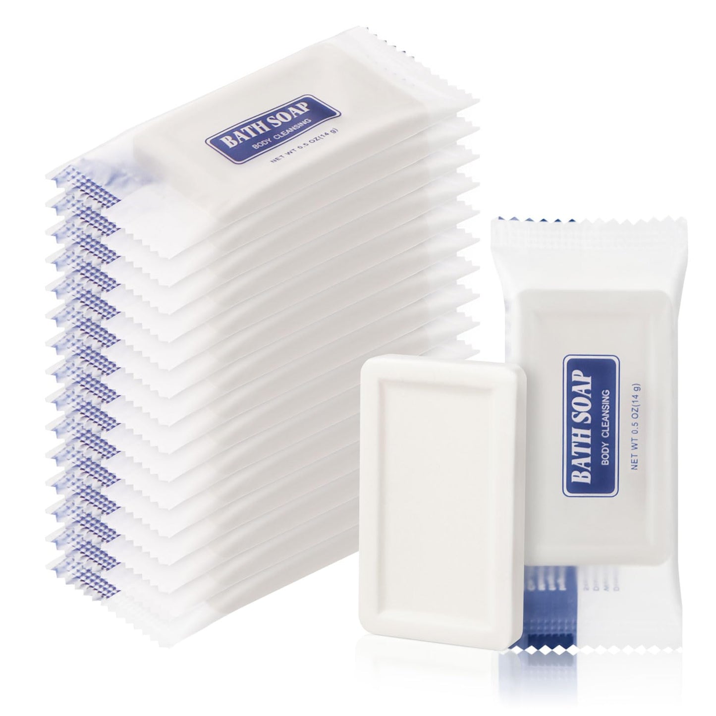 HQSLsund Travel Size Bars Soap in Bulk, Individually Wrapped