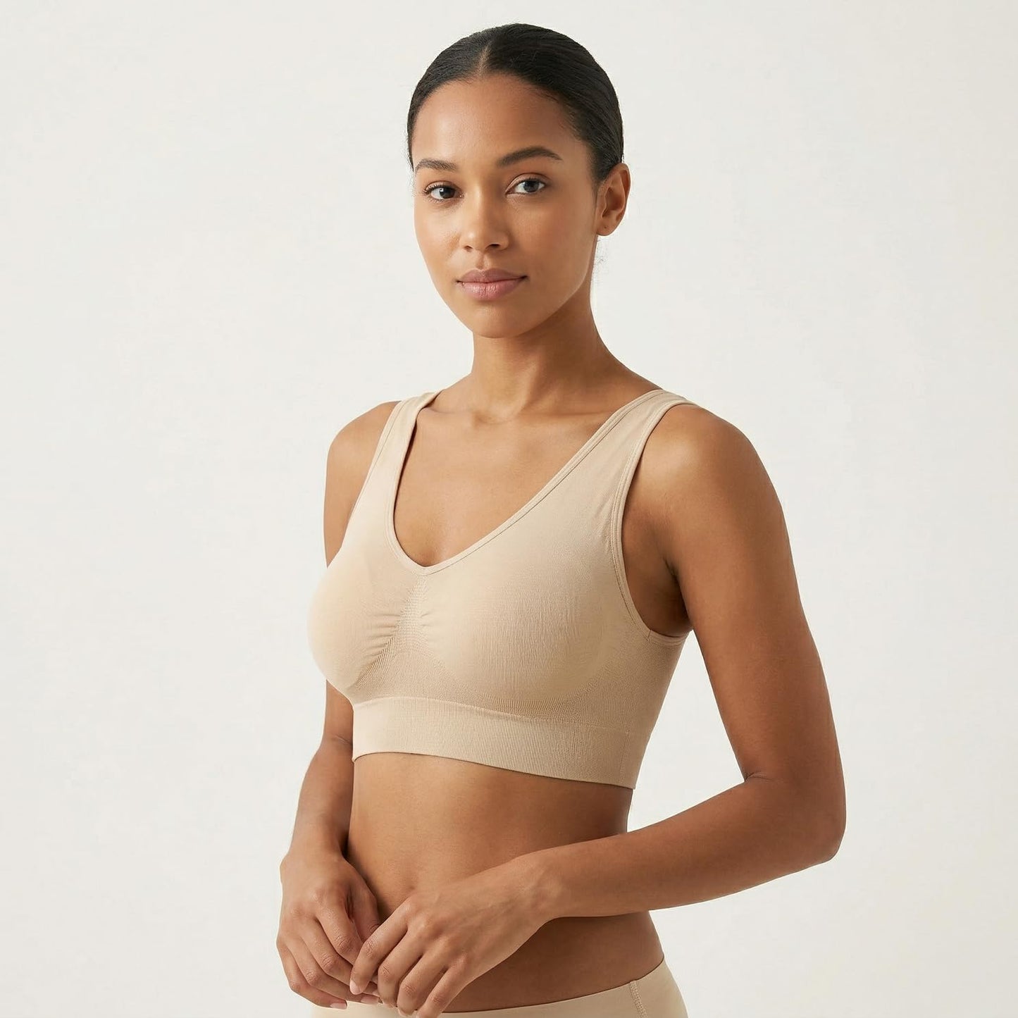Hiking Gril Women's Comfort Wirefree Bralette Unpadded Sleep Yoga Bra HBF 3XL