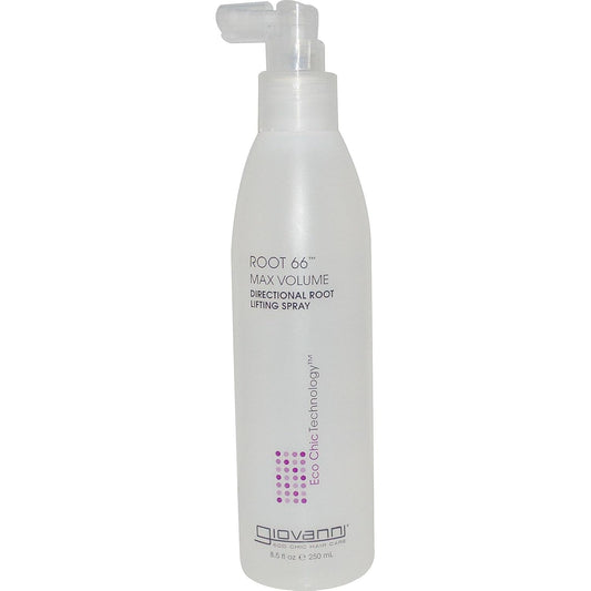 Giovanni Root 66 Max Volume Hair Lifting Spray - Root Lifter for Thin & Fine Hair, Paraben-Free, Color Safe - 8.5 oz (3 Pack)