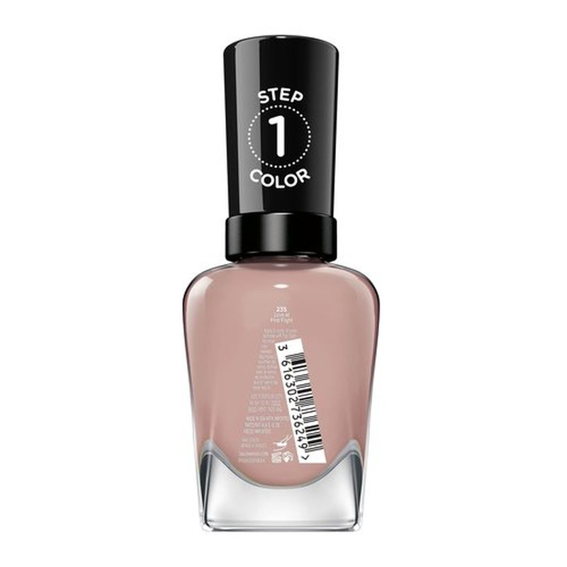 Sally Hansen Miracle Gel™, Travel Seekers Love at First Flight, Long Lasting, Gel-Like Formula, No UV Lamp Needed, Pink Nail Polish
