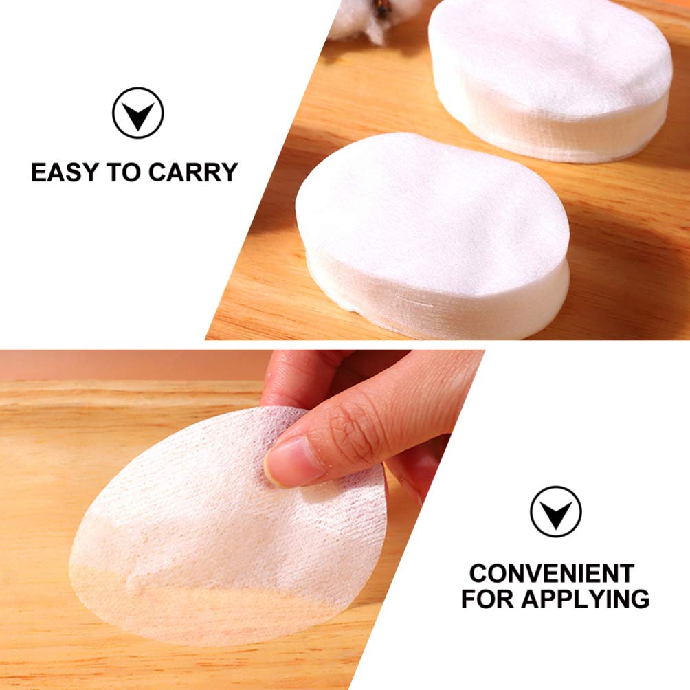 Lurrose Eye Covers For Facials: 1000pcs Oval Eye Cover Sheet - Disposable Non Woven Cotton Skin Care Cosmetic Facial Paper Sheet Toner Lotion Paper