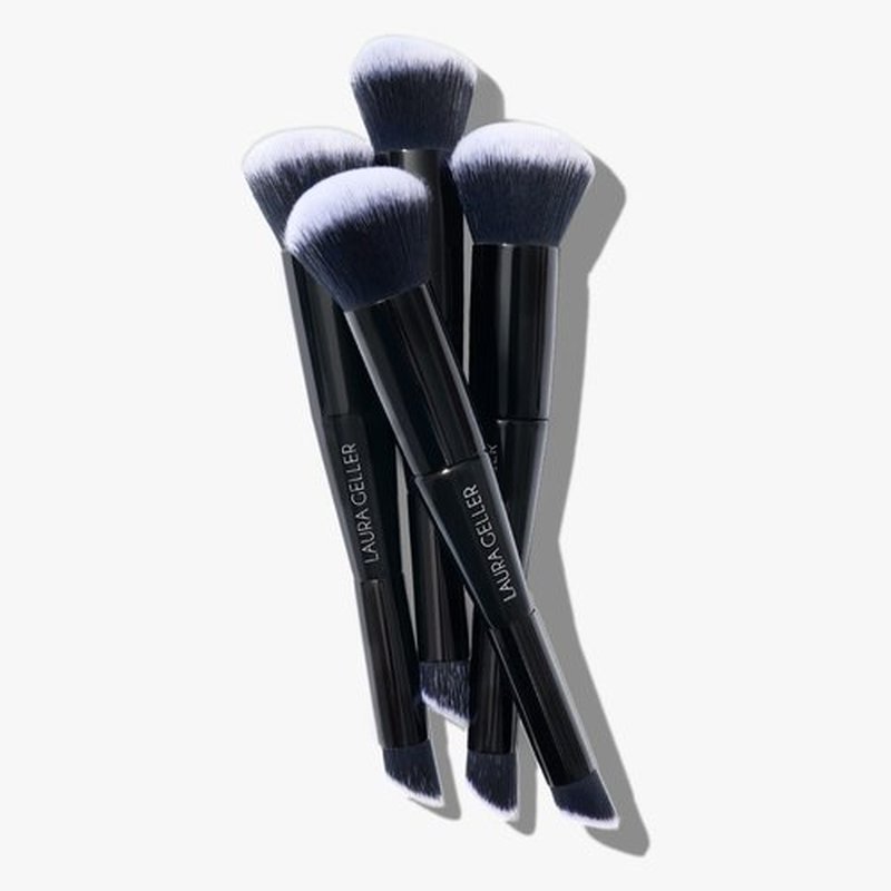 LAURA GELLER NEW YORK Dual-Ended Concealer and Foundation Makeup Brush for Blending Liquid and Cream Makeup