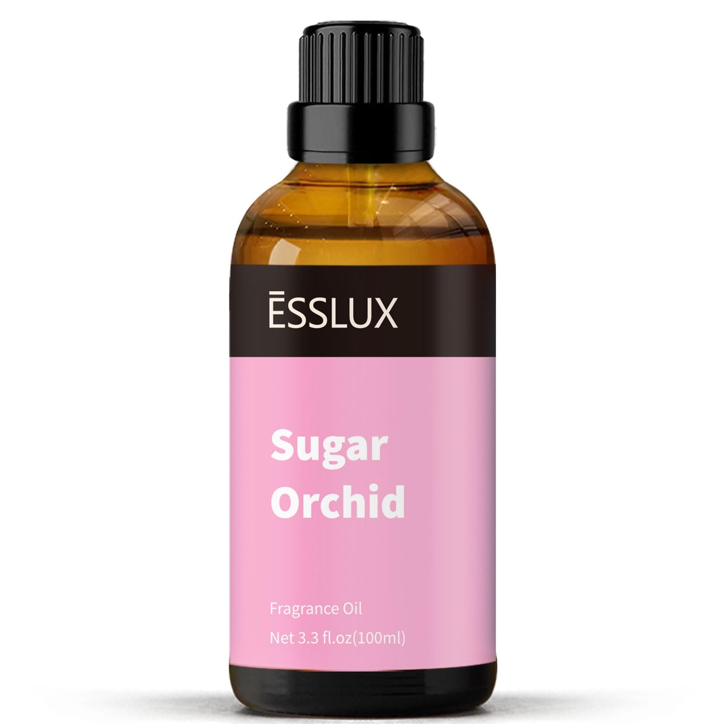 Sugar Orchid Fragrance Oil, ESSLUX Essential Oils for Candle Making 100ml 3.3 oz, Inspired by Yara Perfume Oils for Home for Diffuser, Massage, Soap, Large Single Scented Oils