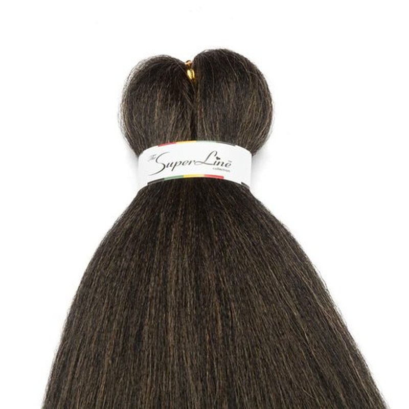 Easy Braid Crochet Hair Pre Stretched Braiding Hair Extensions Hot Water Setting Braiding Hair Yaki Texture Braids Professional Itch Free Synthetic Fiber 26In (4 Bundles,Black To Dark Blonde)