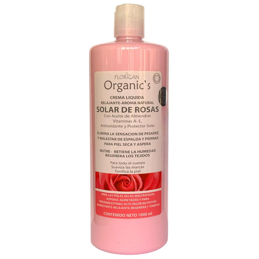 Relaxing Body Lotion - Solar De Rosas Scent | 1 Liter Hydrating Formula