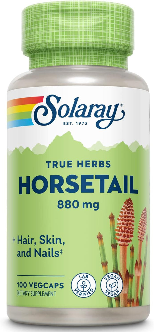 Horsetail Supplement - 880 mg Natural Silica Capsules for Overall Health | 100 Vegan Capsules