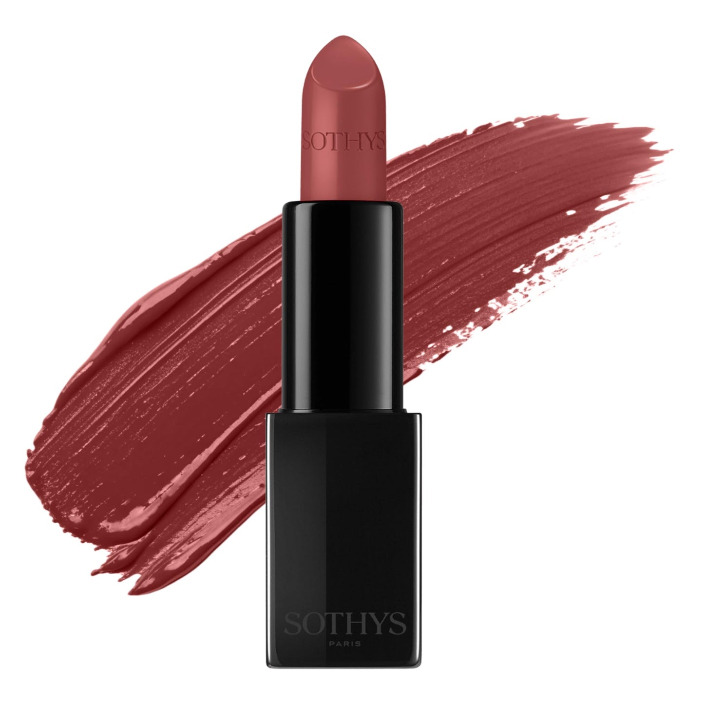SOTHYS Rouge Intense Satin Lipstick – 236 Bois de Rose Vaugirard | Creamy Rosewood Lip Color with Hydration and Comfort | Long-Lasting Finish