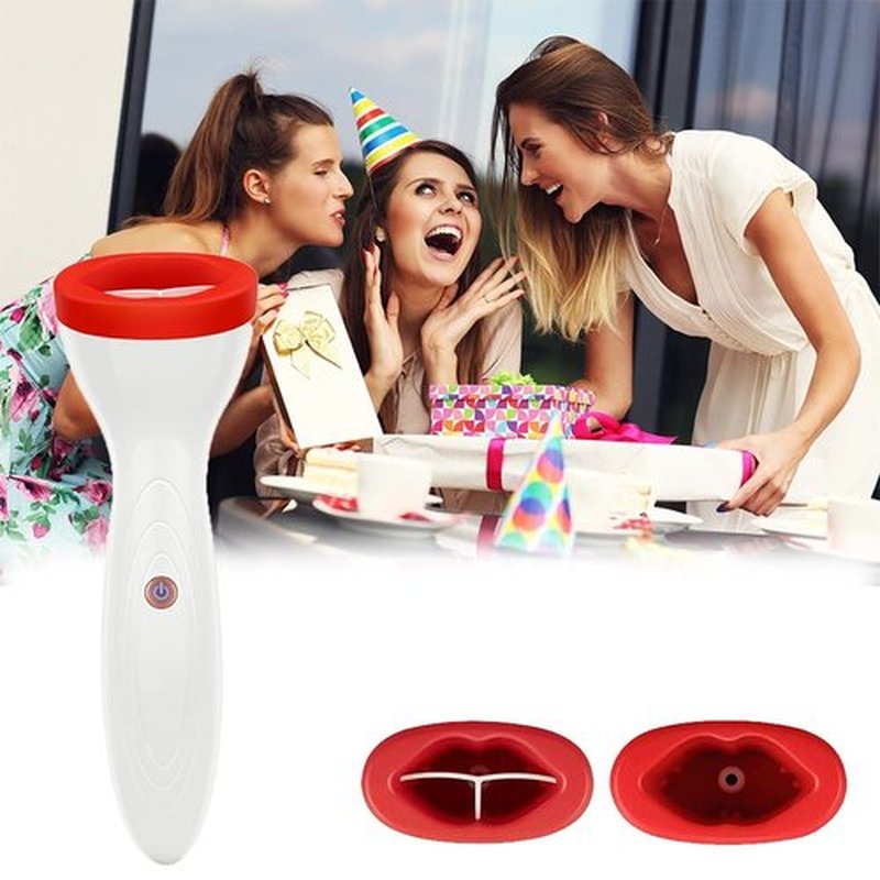 GVXOX Lip Plumper Device,2023 New Lip Sucker Plumper Tool Women's Electric Lip Plumper, Lip Plumper USB Rechargeable (Color : 2pcs)